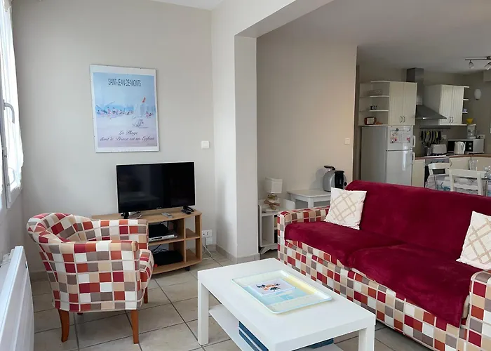 Maison Lumineuse Proche Plage, Wifi, Idéal à Jean De Monts - Fr-1-323-557 Casa de Férias